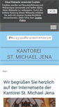 Mobile Screenshot of kantorei-jena.de